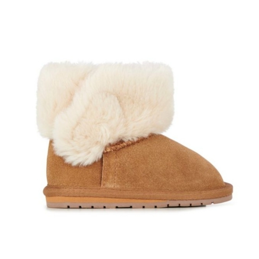 Emu Australia APSLEY Shearling Merino Wool Suede Bootie Warm Comfort